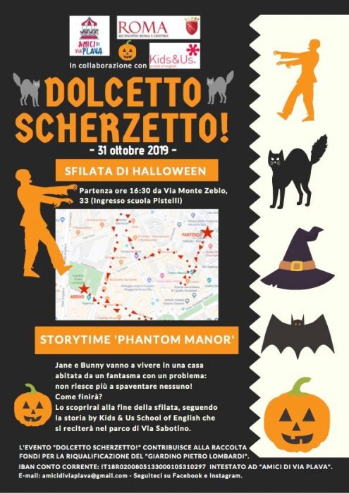Halloween Bambini Roma_Sfilata e Storytime