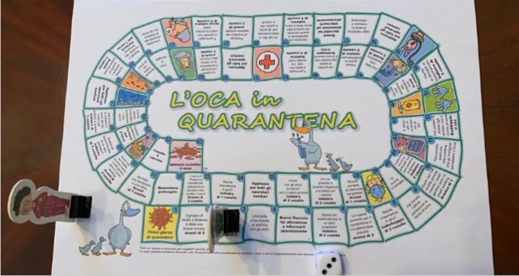 Un Gioco dell'Oca per spiegare la quarantena ai bambini - RomaSette